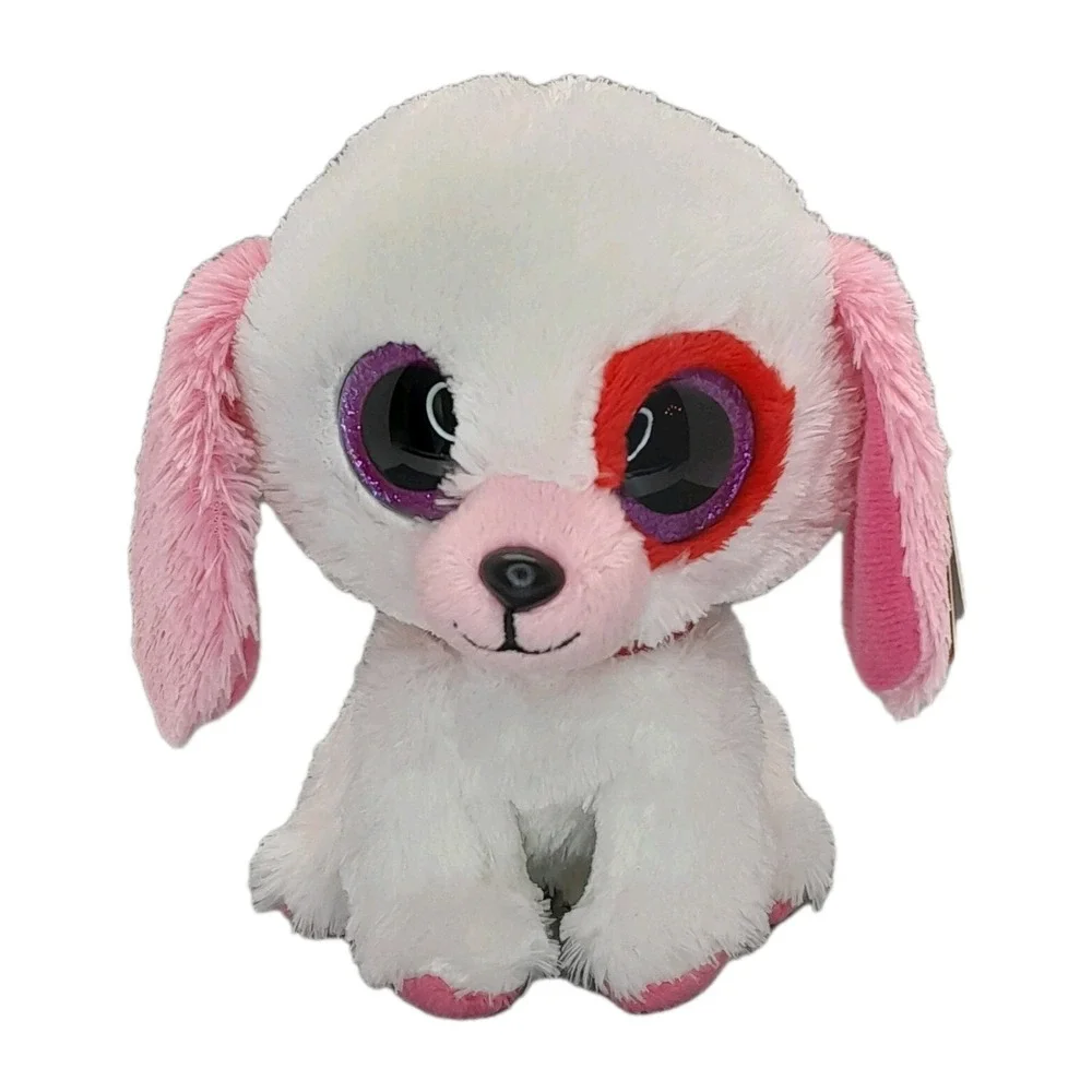 Ty Beanie Boos Darlin White Dog Plush 6